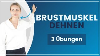 Brustmuskeln dehnen ➡️ 3 Übungen für Entspannung im Oberkörper [upl. by Freddi222]