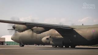 RAF C130J Hercules Capability [upl. by Felecia]