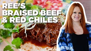 Ree Drummonds Braised Beef and Red Chiles  The Pioneer Woman  Food Network [upl. by Suixela432]