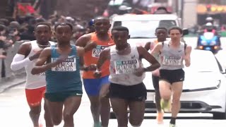 2023 Tokyo Marathon Mens Last 5k Wild Sprint Finish [upl. by Arahs]