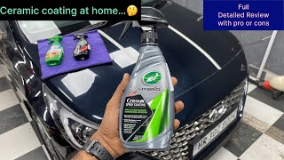 Full Review  Turtle Ceramic Spray Coating Vs Turtle wax ice Seal and Shine Spray Coating  pro cons [upl. by Klarrisa193]