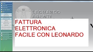 Fattura Elettronica facile con Leonardo Agenti [upl. by Scopp983]