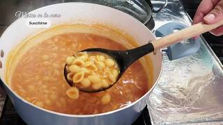 Sopa De Conchitas Con Queso y Tacos De Salchiqueso  Fáciles De Preparar  México en la mesa [upl. by Yerrot]