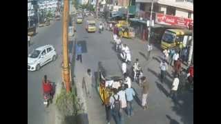 Terrible Accident  Car Hits Auto  Live Accidents in India  Tirupati Traffic Police [upl. by Matthaus928]