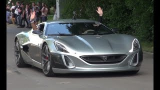 RIMAC Concept One Hillclimb after Hammonds accident [upl. by Ginsberg621]