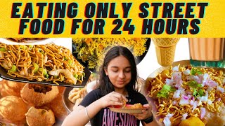 I Ate Only Street Food For 24 Hours Gone Crazylearnwithpriyanshi [upl. by Cloris]