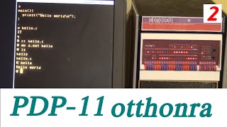 PDP11 otthonra 2 rész [upl. by Ytrebil]