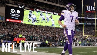 Case Keenum likely to be the Minnesota Vikings starting QB next year  NFL Live  ESPN [upl. by Herrick79]