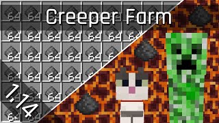 Creeper Gunpowder Farm Tutorial  Minecraft 114  117 Java Edition [upl. by Yht402]