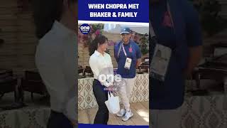 Paris Olympics 2024 Silver Medalist Neeraj Chopra Meets Double Bronze Medalist Manu Bhakers Mother [upl. by Acirret]