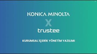 TRUSTEE  KURUMSAL İÇERİK YÖNETİMİ YAZILIMI [upl. by Nettle]