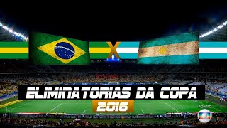 Brasil x Argentina  Melhores momentos Completo  Eliminatórias da Copa 2018 10112016 [upl. by Lombardo]