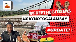 Say No To Galamsay and Free The Citizens protest 🪧 saynotogalamsey freethecitizens viralvideo [upl. by Aitnom232]