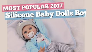 Silicone Baby Dolls Boy Collection  Most Popular 2017 [upl. by Philo672]