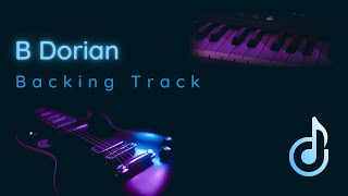 B Dorian  Backing track for guitar [upl. by Nyltyak]