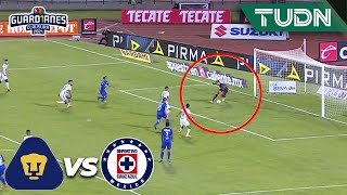 ¡Fierrazo Tala casi regala el gol  Pumas 00 Cruz Azul  Torneo Guard1anes 2021 Liga Mx J10  TUDN [upl. by Veradi]