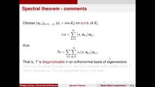 Spectral Theorem 1 [upl. by Kcirdahc]