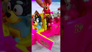 Satisfying With Unboxing amp Review Miniature Bluey Car Playset Video ASMR No Music asmr [upl. by Ogaitnas87]