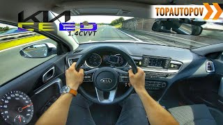 Kia Ceed 14 CVVT 73kW 53 4K TEST DRIVE POV – ACCELERATION SOUND amp BRAKING TEST🔸TopAutoPOV [upl. by Brunn150]