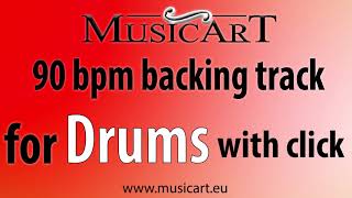 Slow Rock 90 bpm Backing track DRUMLESS [upl. by Aikemahs]