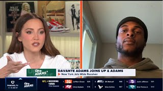 Davante Adams tells kay Adams on his Jets debut quotanticlimaticquot following Sunday night loss vs PIT [upl. by Nonnek]