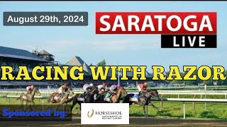 LIVE Horse Racing Handicapping  Saratoga  Kentucky Downs  Horseshoe Indianapolis  Thu Aug 29th [upl. by Ronna]