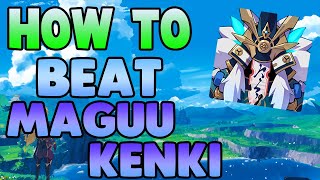 How to EASILY Beat Maguu Kenki in Genshin Impact  Free to Play Friendly [upl. by Agustin]