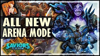 COMPLETELY NEW ARENA MODE  Saviors of Uldum Hearthstone [upl. by Plato]