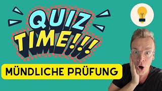 Quiz für die mündliche Prüfung kahoot [upl. by Ailekahs]