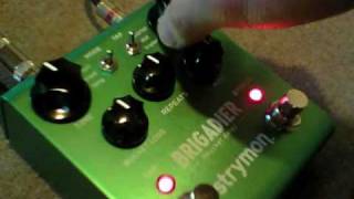 【試奏動画】strymon BRIGADIER dBucket DELAY unit ギターエフェクター [upl. by Anam24]