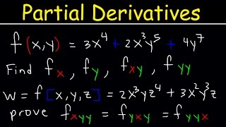 Partial Derivatives  Multivariable Calculus [upl. by Emrich132]