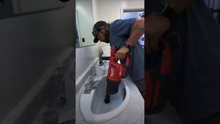 Amazing wash basin clog removal Machine shorts viralvideo machine [upl. by Zanahs592]