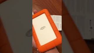 LaCie LAC9000633 Rugged Mini 4TB External Hard Drive Portable HDD – Unboxing [upl. by Sarah]