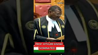 BREAKING NEWS PROF KITHURE KINDIKI NOMINATED TO FILL POSITION OF DEPUTY PRESIDENT [upl. by Mordy]