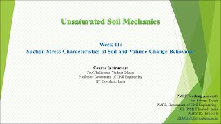 Week11 NPTEL Unsaturated Soil mechanics Tutorial Class  PMRF [upl. by Grimbald]