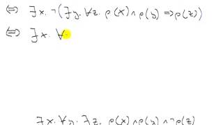 Äquivalenzbeweis mit Prädikatenlogik [upl. by Frendel]
