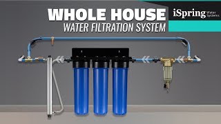 iSpring Whole House Water Filter Systems DIY Installation [upl. by Catherine179]