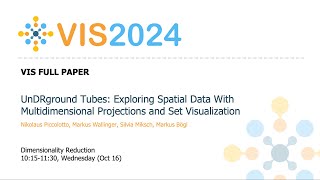 UnDRground Tubes Exploring Spatial Data With Multidimensional Projections and Set Visualization [upl. by Serica]