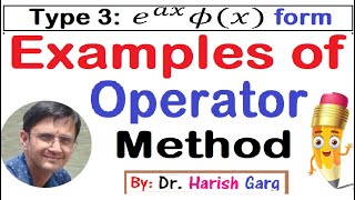 Type 3  Examples of Operator Method  Mixed Form [upl. by Shear]