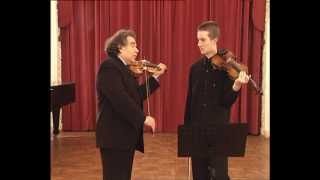 Zakhar Bron teaches Beethoven Romance for Violin amp Orchestra F major Opus 50 [upl. by Arteid]