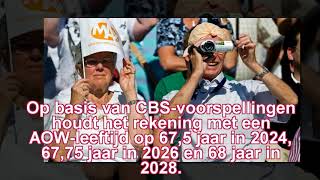 Nieuws AOWleeftijd gaat in 2023 niet omhoog vanwege kortere levensverwachting [upl. by Phoebe]