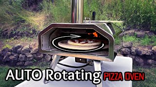 Automatic Rotating Pizza Oven  Qubestove GasPellet Pizza Oven [upl. by Gisele]