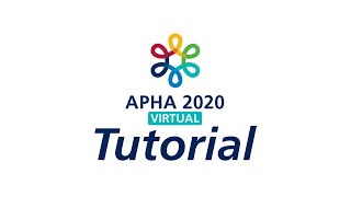 APHA 2020 Virtual Meeting and Expo Tutorial [upl. by Oirasec798]