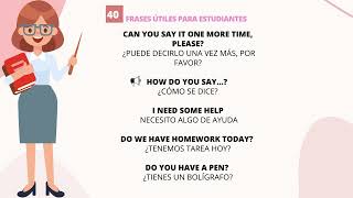 Frases útiles para estudiantes [upl. by Dercy]