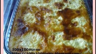 GRATINADO DE PAPA Y QUESO  Mis Recetas [upl. by Wey]