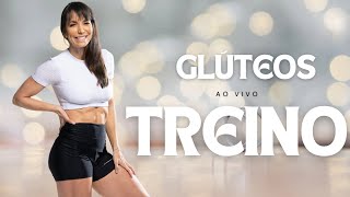 🔴Treino ao vivo para levantar bumbum gluteos em casa Carol Borba [upl. by Darell567]