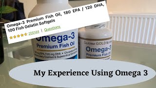 Omega 3 Fish Oil Benefits  My Experience Using Omega 3 California Gold Nutrition [upl. by Avilys]