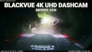 BLACKVUE DR900S2CH SAMPLE NIGHT FOOTAGE OFFROAD 1 [upl. by Karilla777]