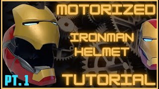 How To Motorize an Iron Man Helmet  PART 1  Hinge System Install [upl. by Quartas274]