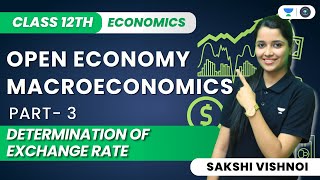 Open Economy Macroeconomics  Determination of Exchange Rate  Class 12th Macroeconomics [upl. by Eerbua]